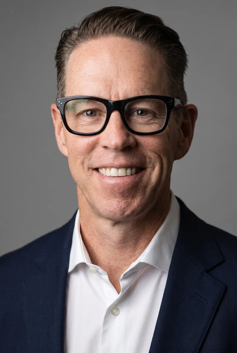 AI-generated portrait of Darren Shand ONZM, keynote speaker