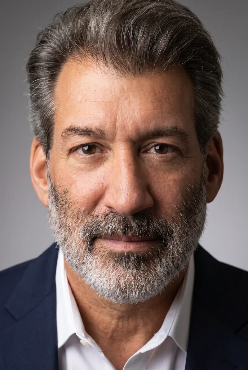 AI-generated portrait of David Avrin, keynote speaker