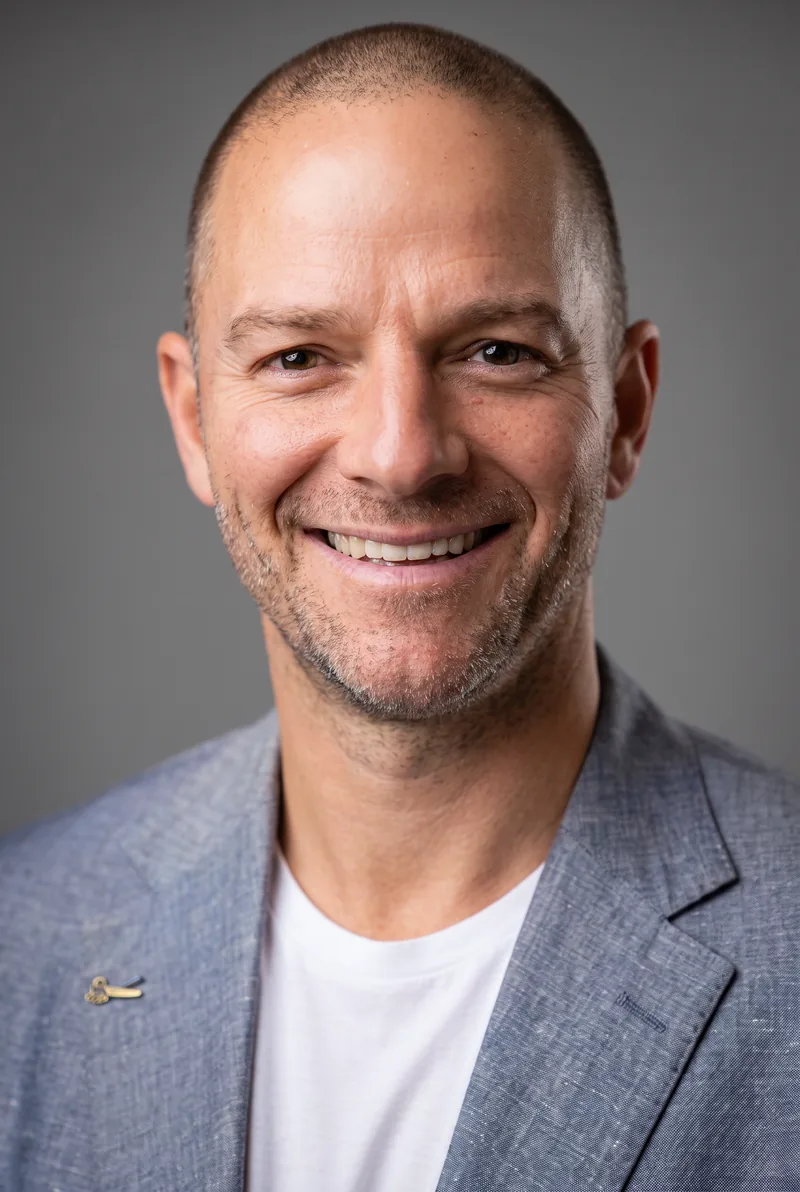 AI-generated portrait of David Bott, keynote speaker