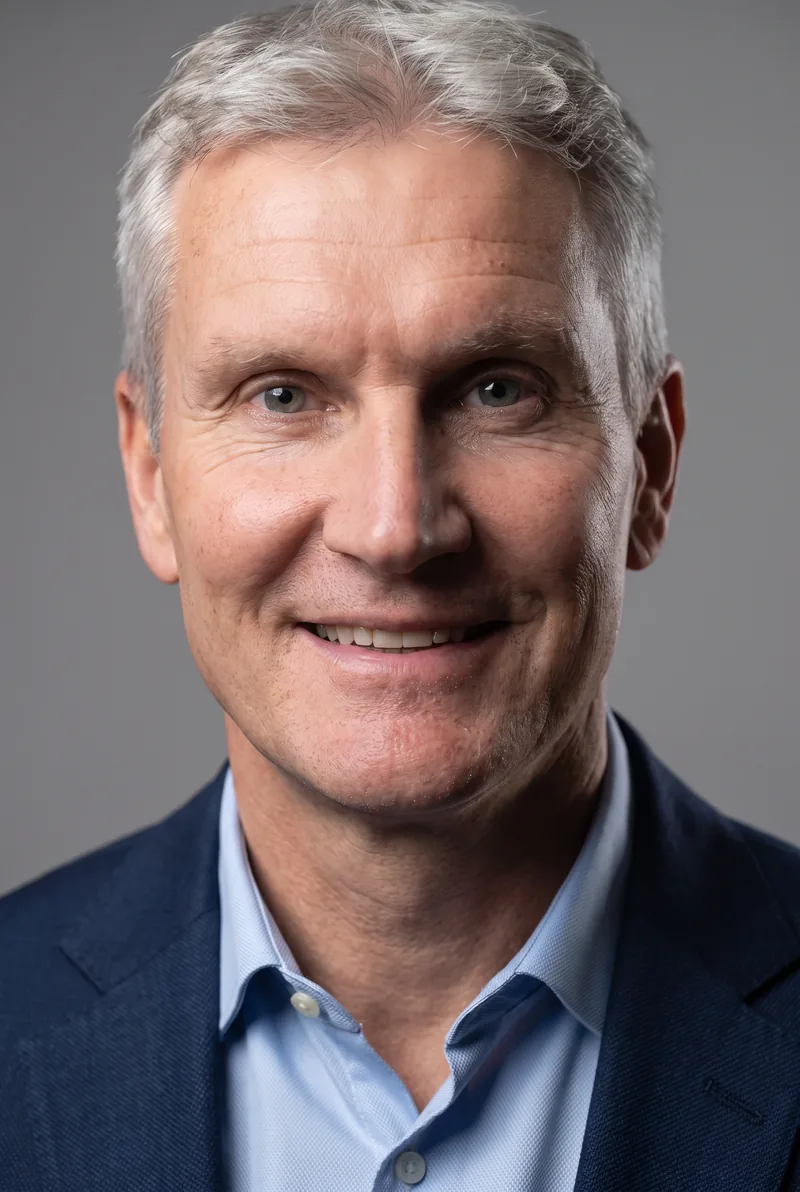 AI-generated portrait of David Coulthard, keynote speaker