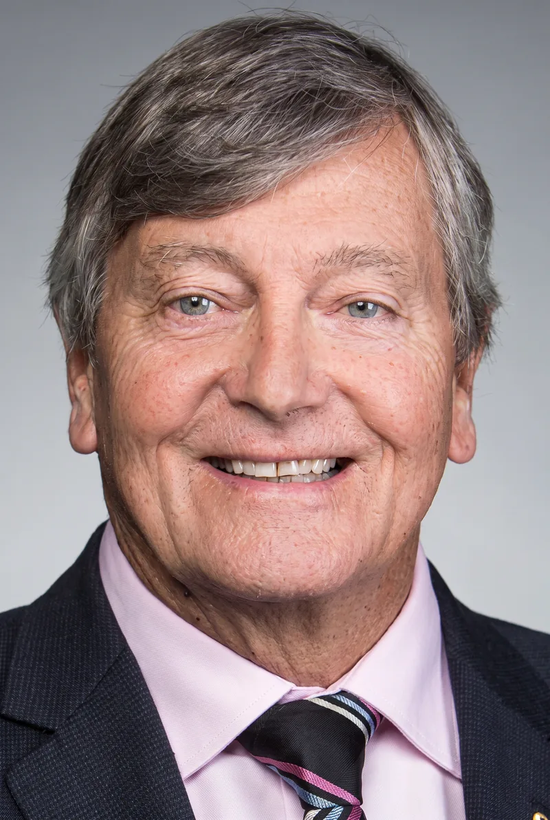AI-generated portrait of David Galbally AM QC, keynote speaker