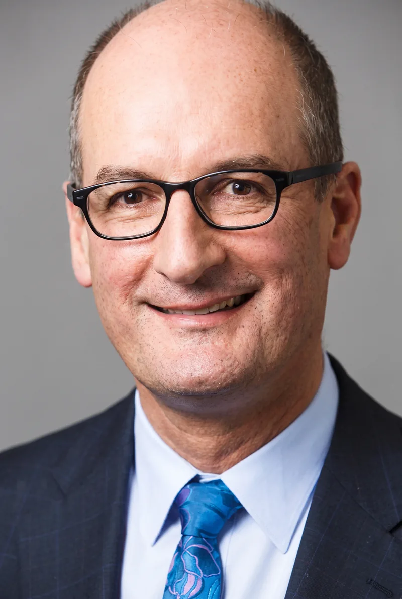 AI-generated portrait of David Koch AM, keynote speaker