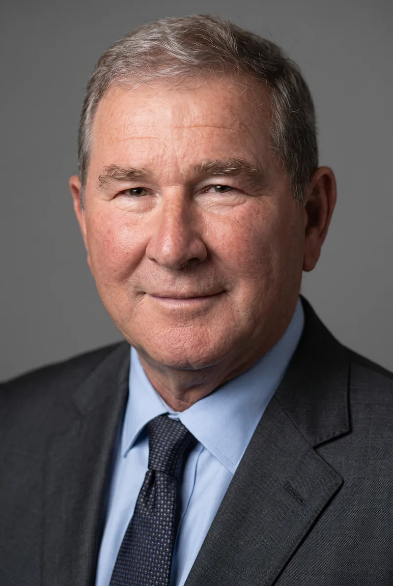 AI-generated portrait of David Smorgon OAM, keynote speaker