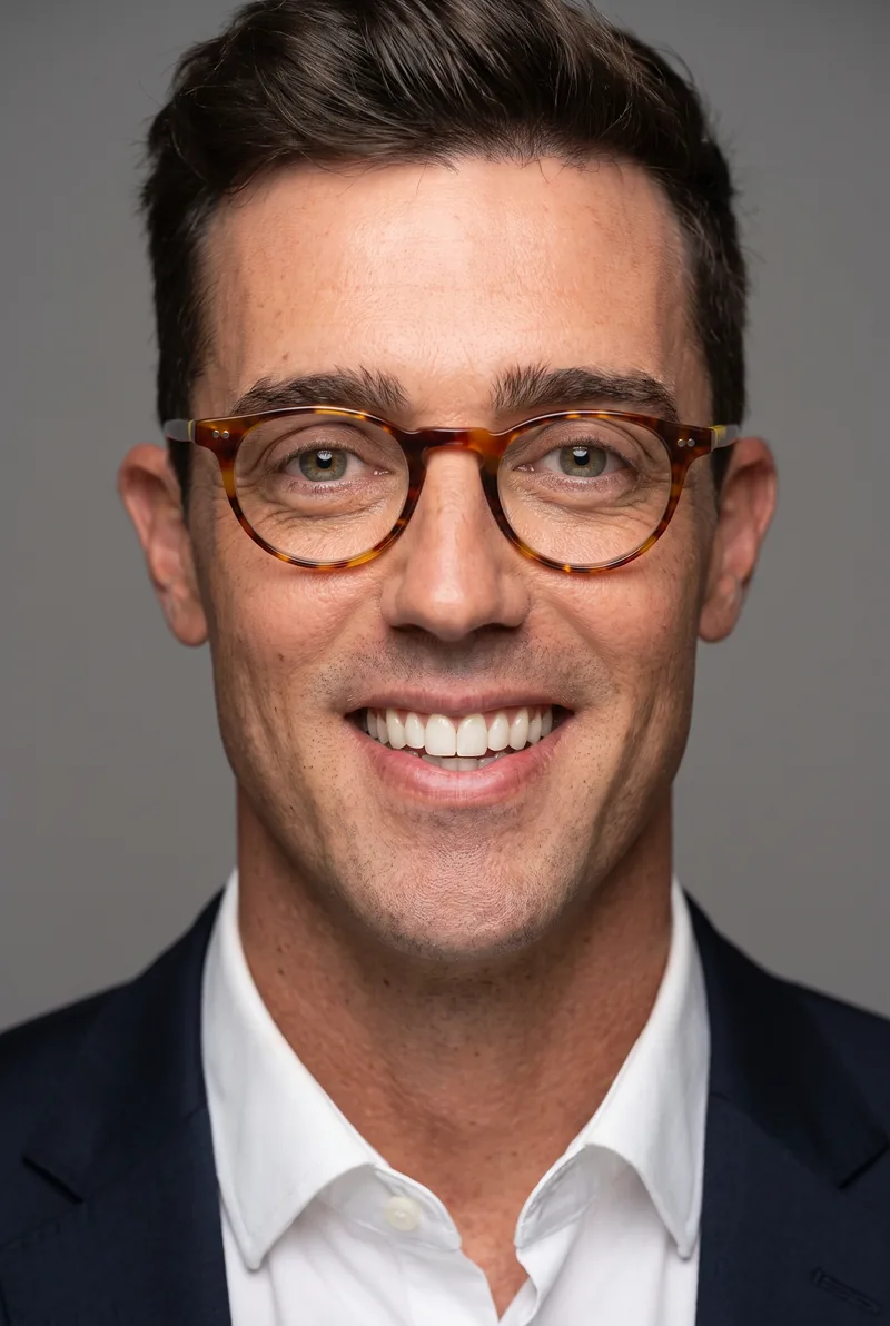 AI-generated portrait of David Woiwod, keynote speaker