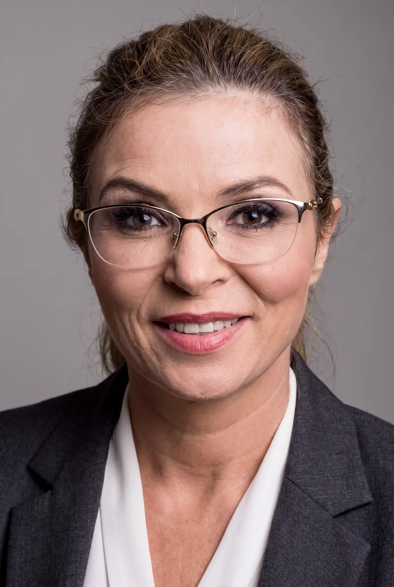 AI-generated portrait of Dee Madigan, keynote speaker