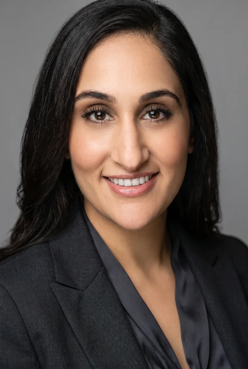 AI-generated portrait of Del Irani, keynote speaker