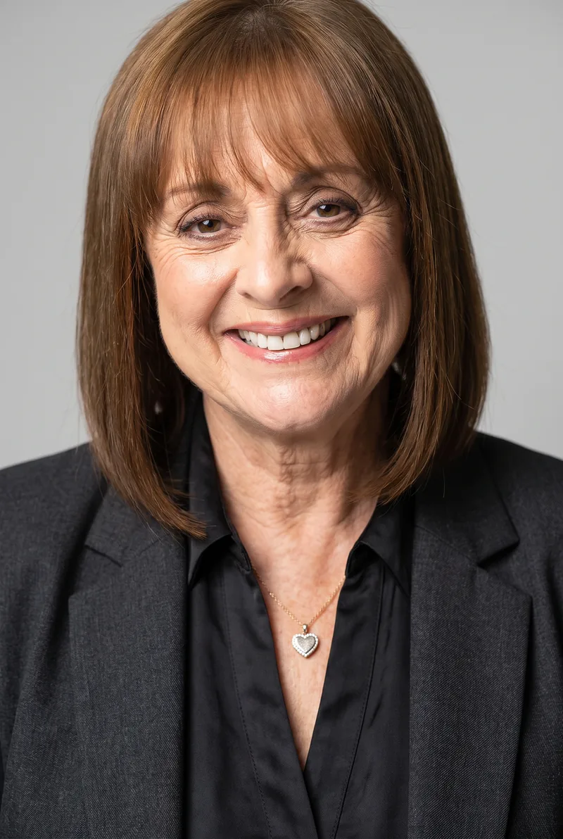 AI-generated portrait of Denise Drysdale, keynote speaker
