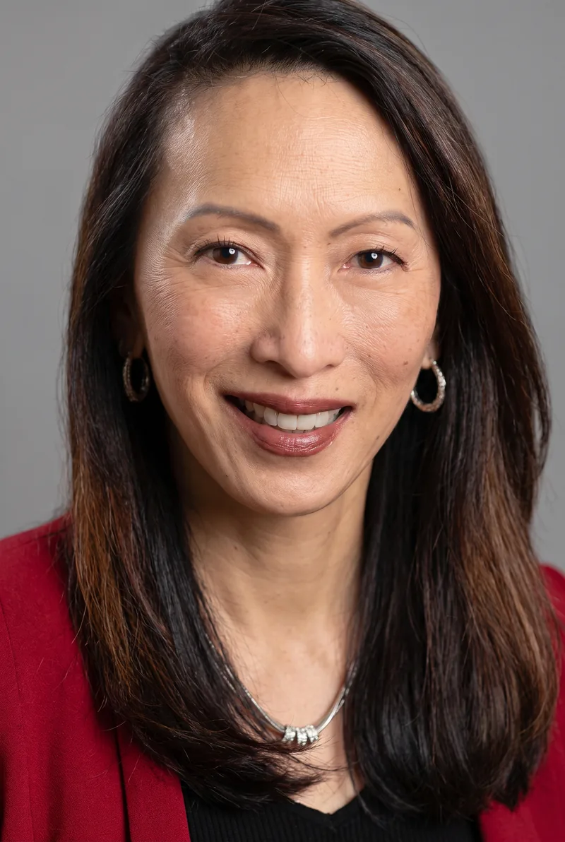AI-generated portrait of Denise Lee Yohn, keynote speaker