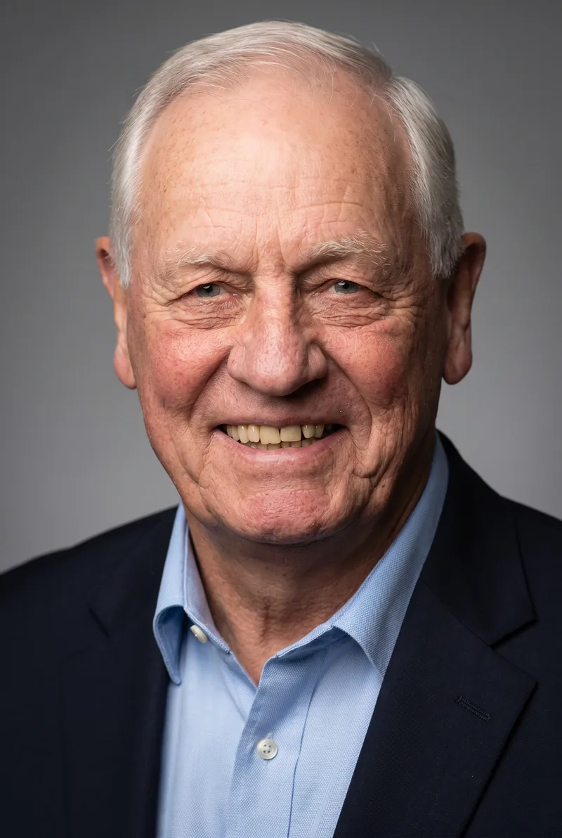 AI-generated portrait of Dick Johnson, keynote speaker