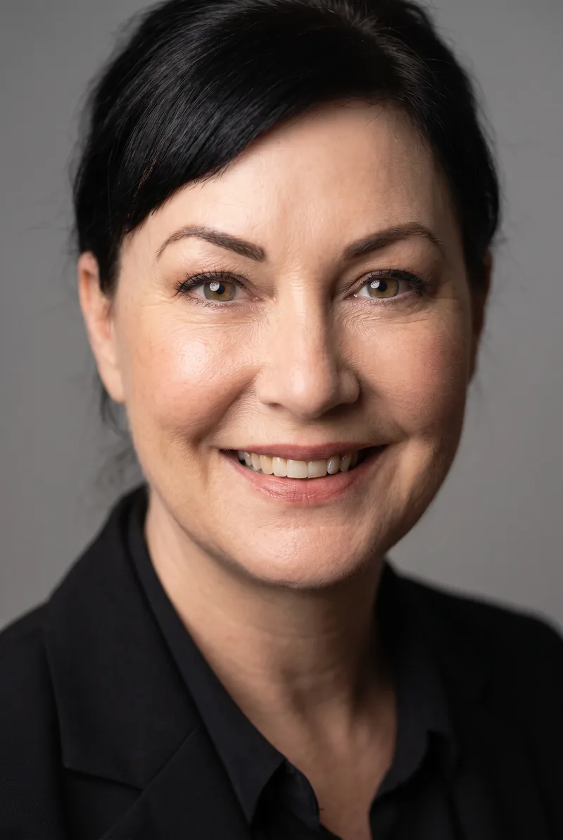 AI-generated portrait of Dionne Lew, keynote speaker