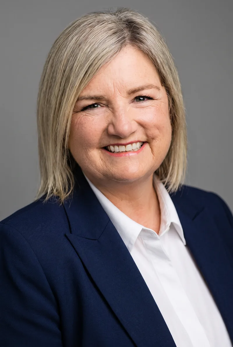 AI-generated portrait of Donna McGeorge, keynote speaker