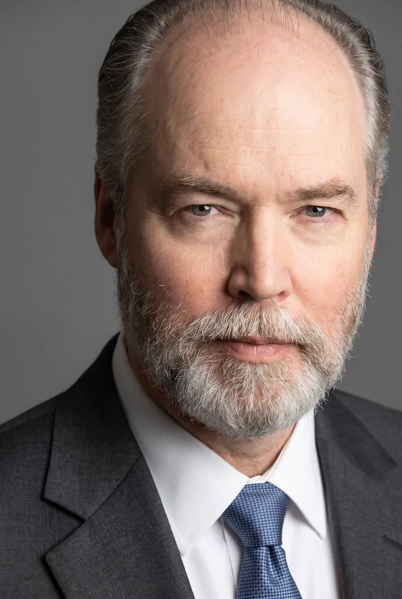 AI-generated portrait of Douglas Coupland, keynote speaker