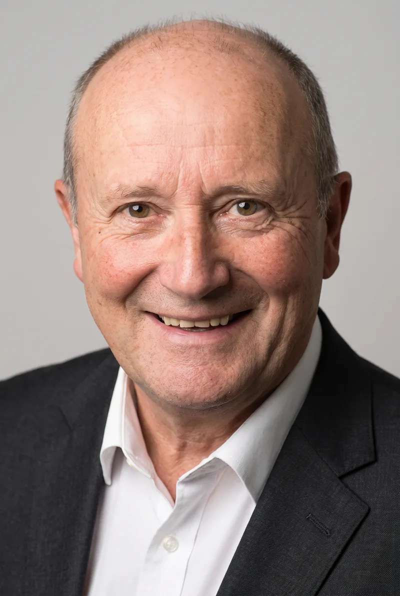 AI-generated portrait of Dr Harry Cooper OAM, keynote speaker