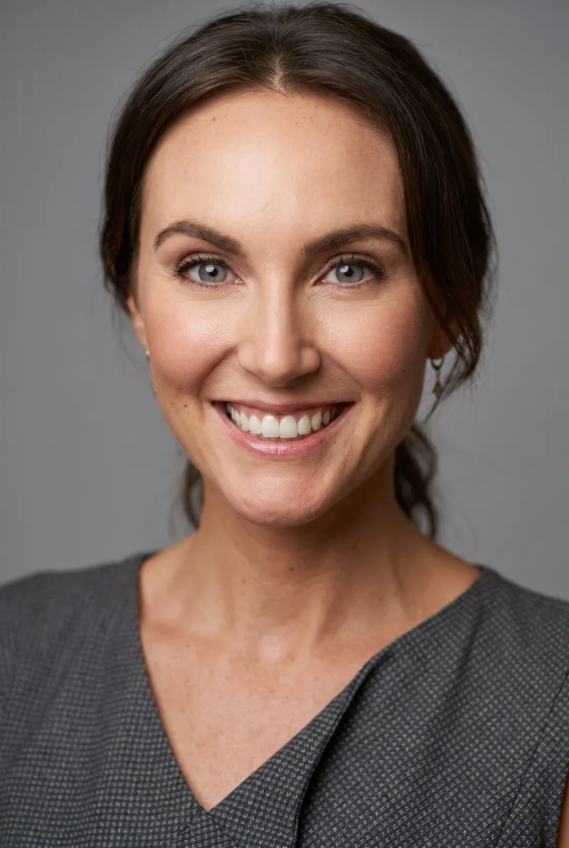 AI-generated portrait of Dr Hayley North, keynote speaker