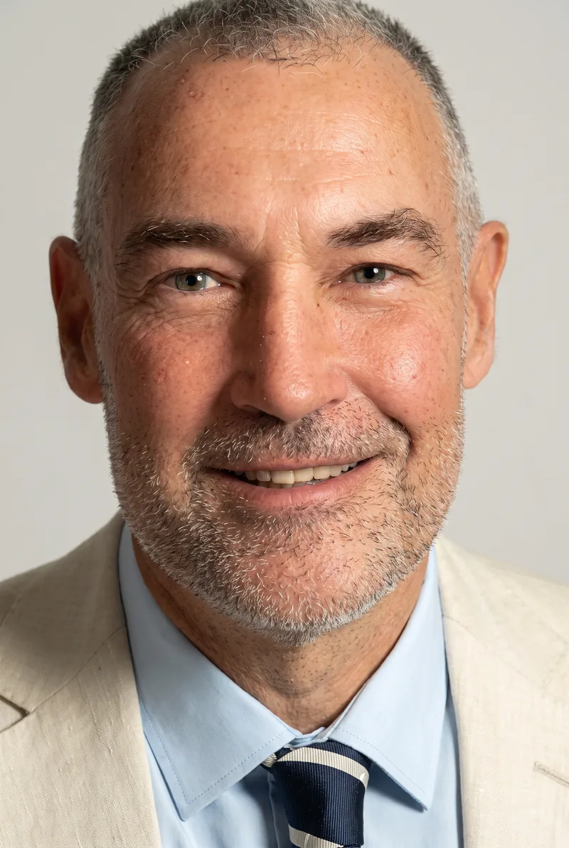 AI-generated portrait of Dr James Muecke AM, keynote speaker