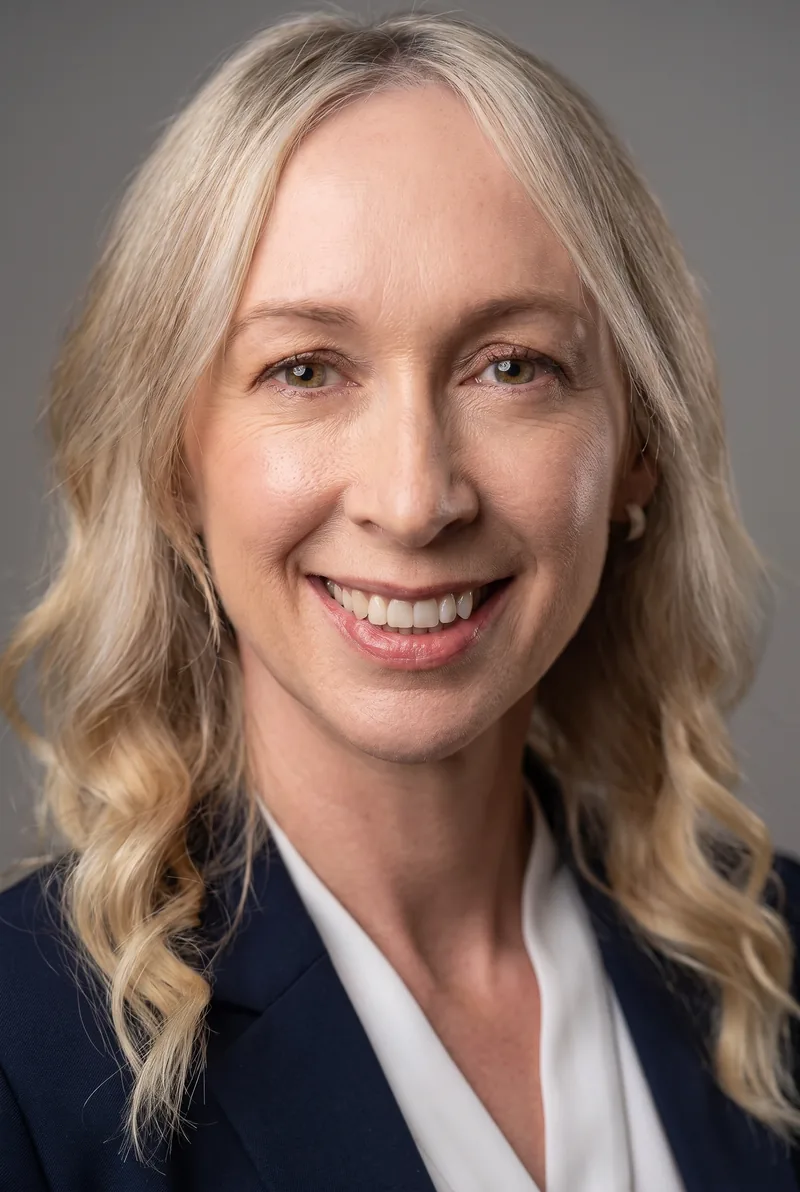 AI-generated portrait of Dr Jodie Lowinger, keynote speaker
