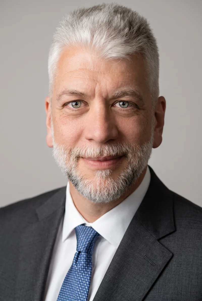 AI-generated portrait of Dr John Ryan McLane, keynote speaker