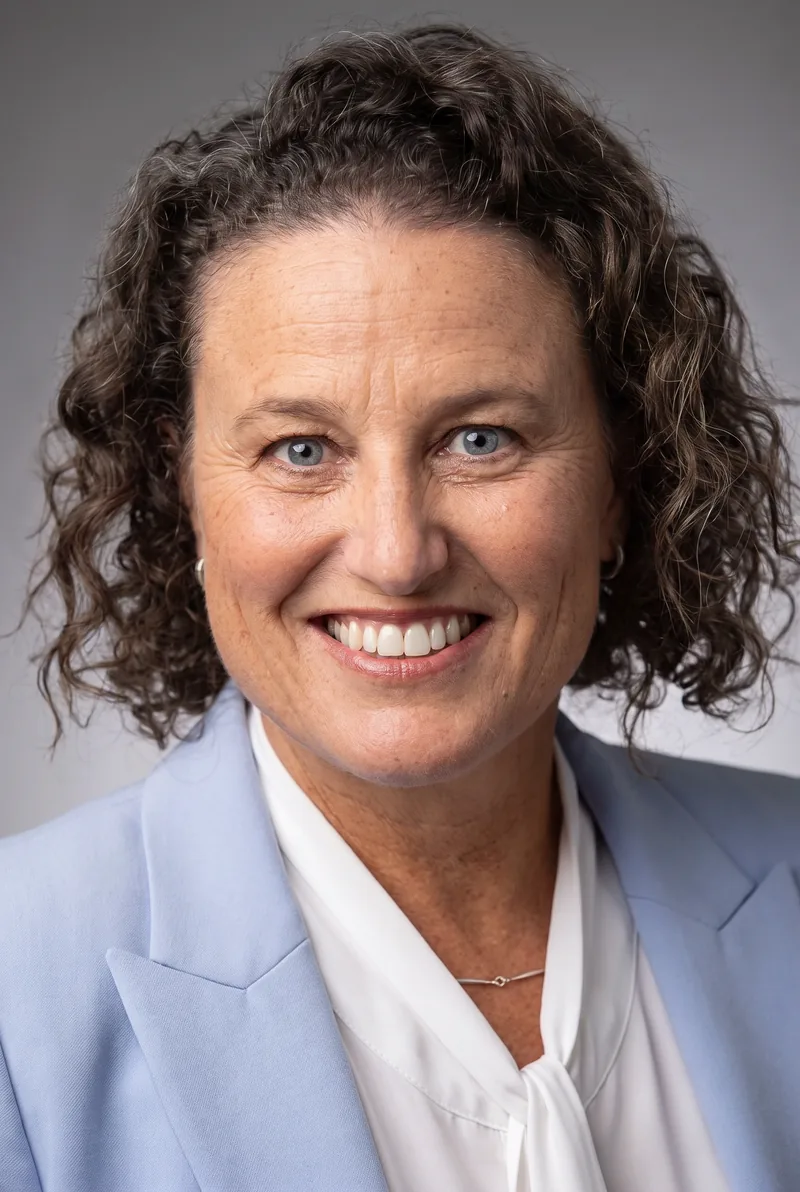AI-generated portrait of Dr Kirstin Ferguson AM, keynote speaker
