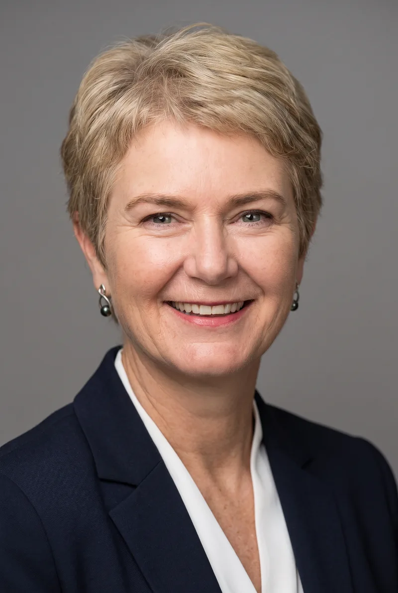 AI-generated portrait of Dr Larissa Bartlett, keynote speaker