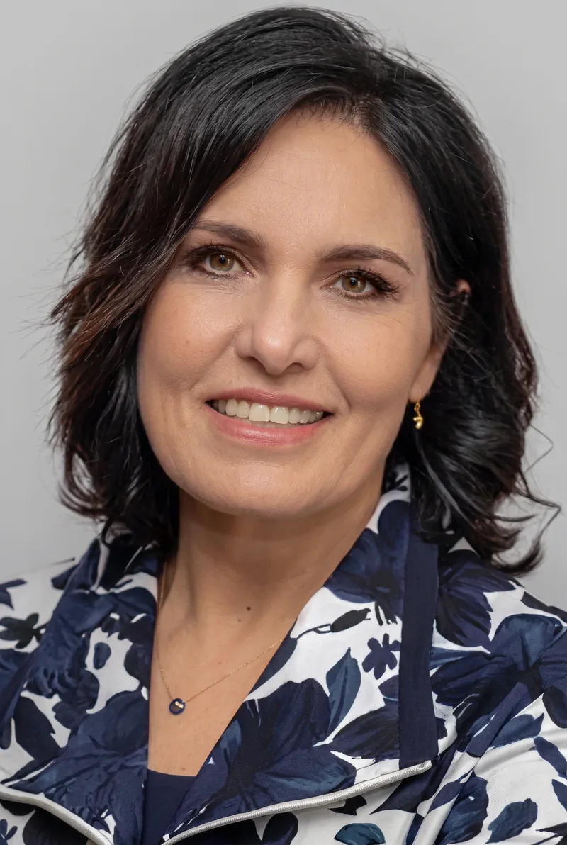 AI-generated portrait of Dr Linda Friedland, keynote speaker