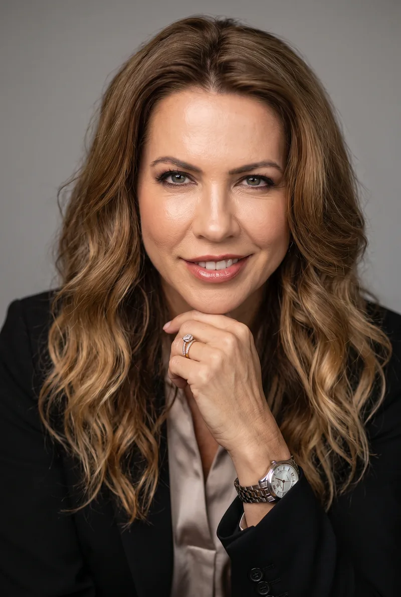 AI-generated portrait of Dr Liz, keynote speaker
