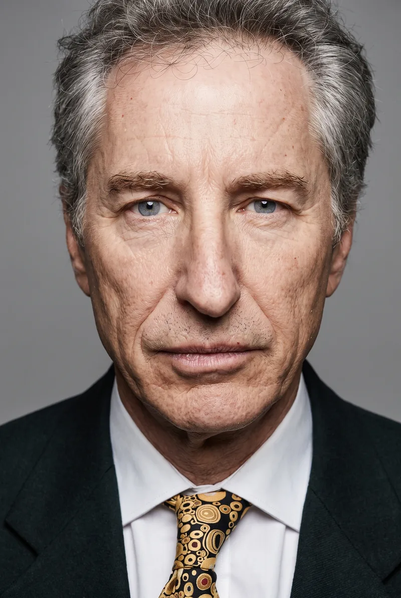 AI-generated portrait of Dr Nicholas Gruen, keynote speaker