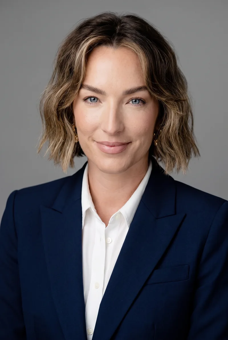 AI-generated portrait of Dr Nici Sweaney, keynote speaker