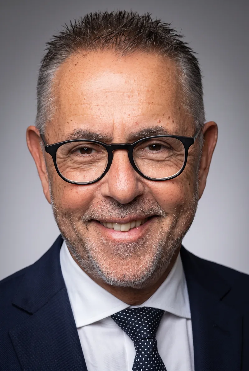 AI-generated portrait of Dr Norman Swan, keynote speaker