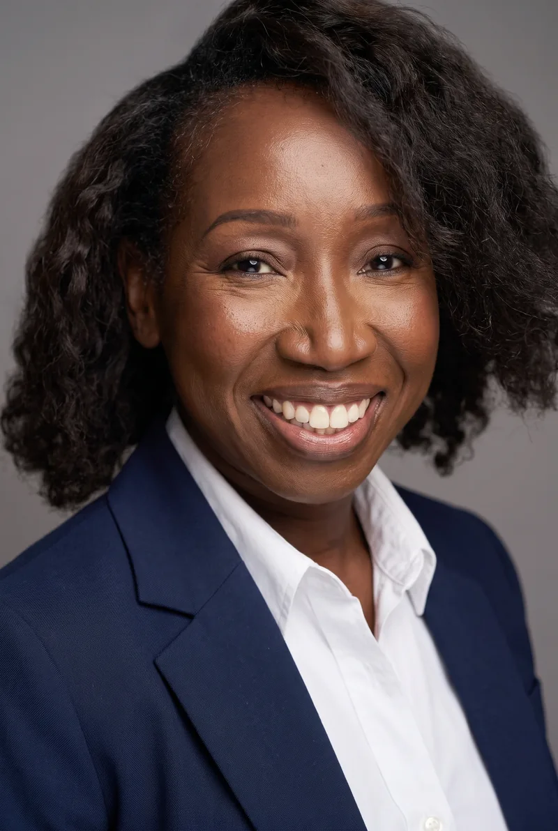 AI-generated portrait of Dr Yemi Penn, keynote speaker