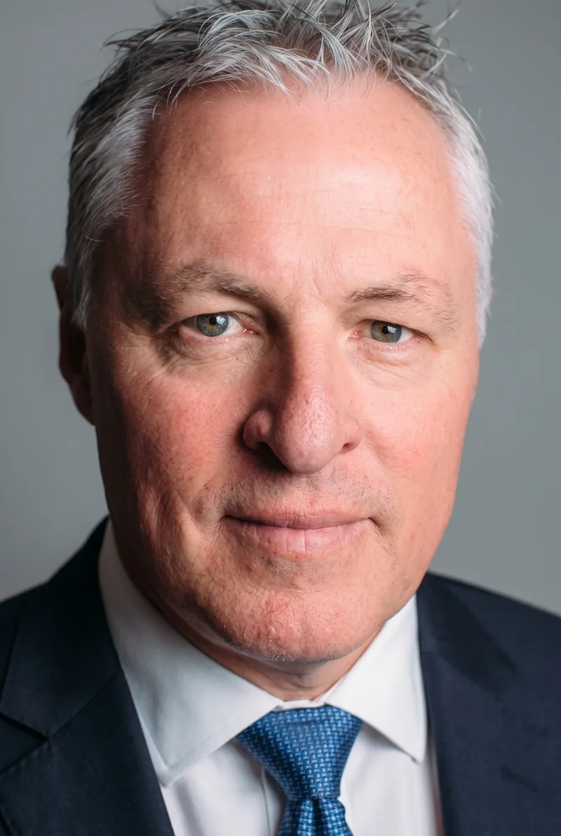 AI-generated portrait of Ed St John, keynote speaker