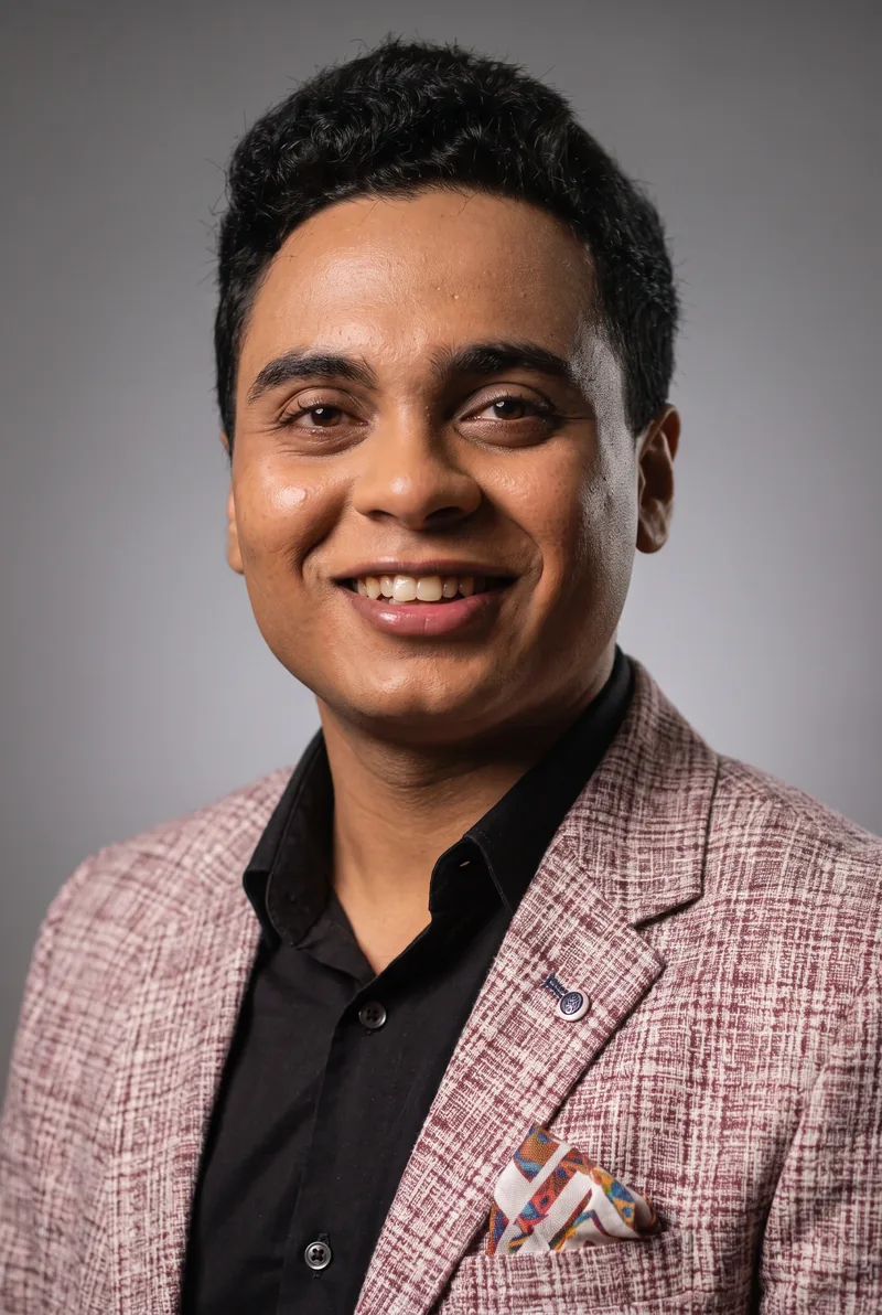 AI-generated portrait of Elvis Martin, keynote speaker