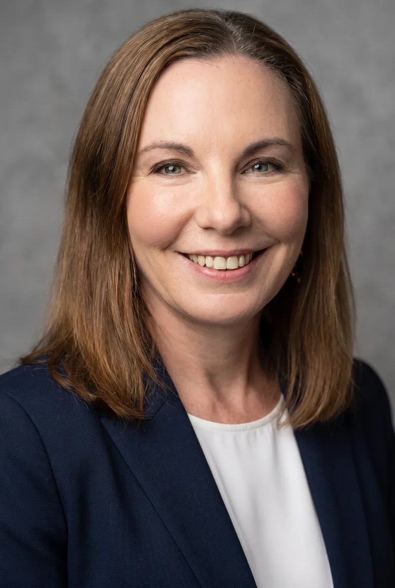 AI-generated portrait of Emma Donaldson, keynote speaker