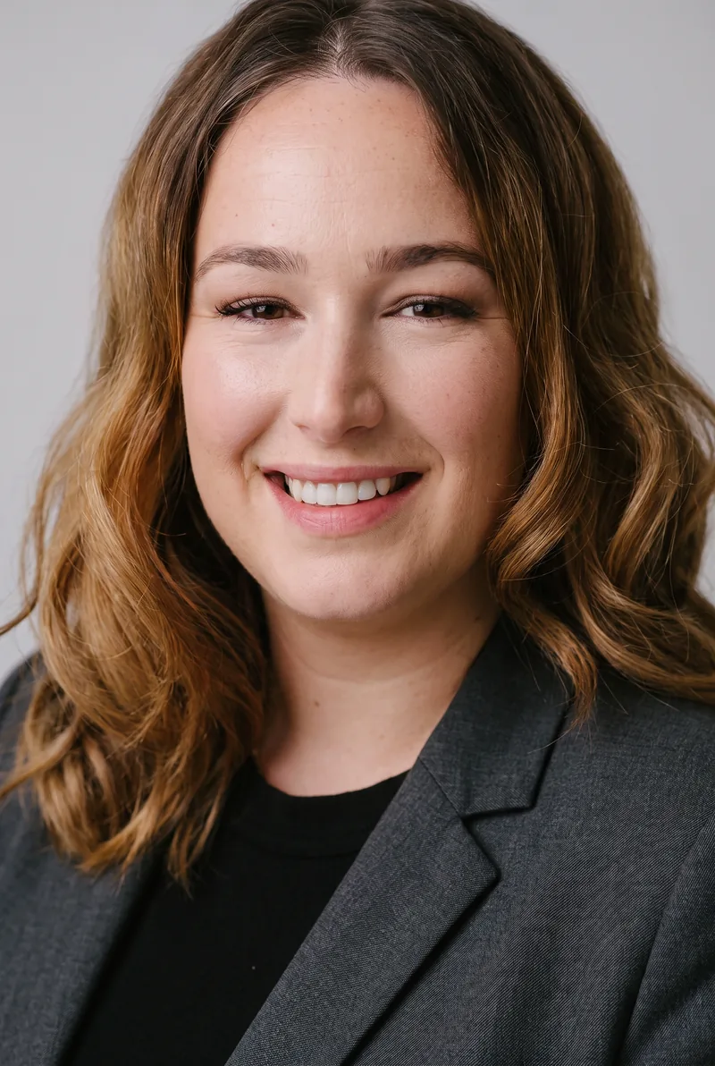 AI-generated portrait of Emma Edwards, keynote speaker