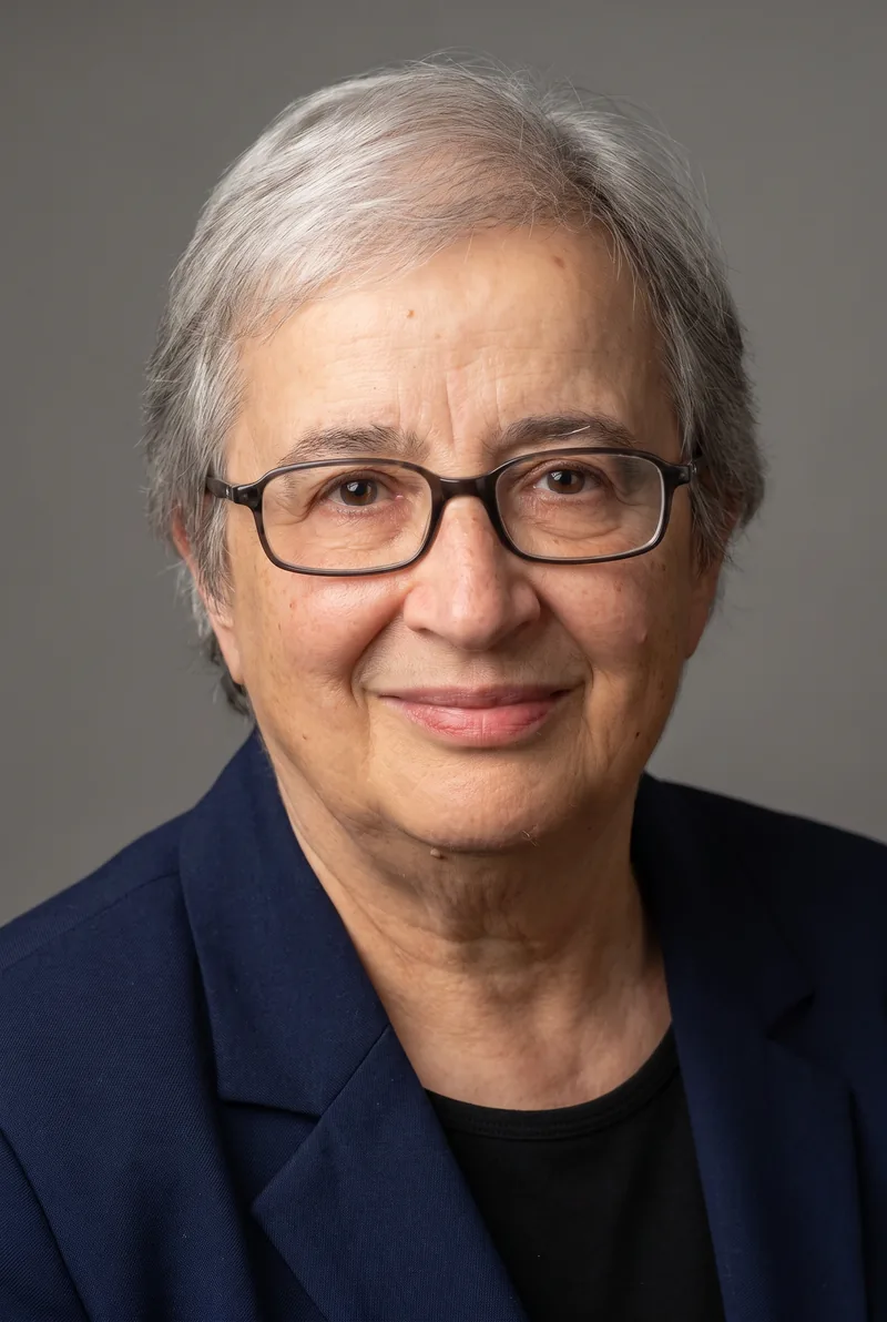 AI-generated portrait of Eva Cox, keynote speaker