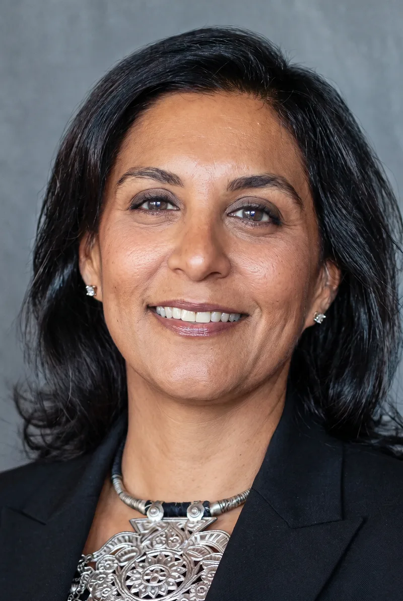 AI-generated portrait of Farah Mohamed, keynote speaker