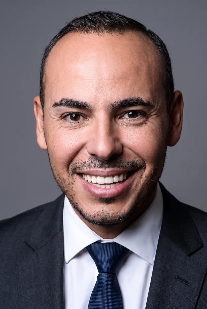 AI-generated portrait of Fernando Barraza, keynote speaker