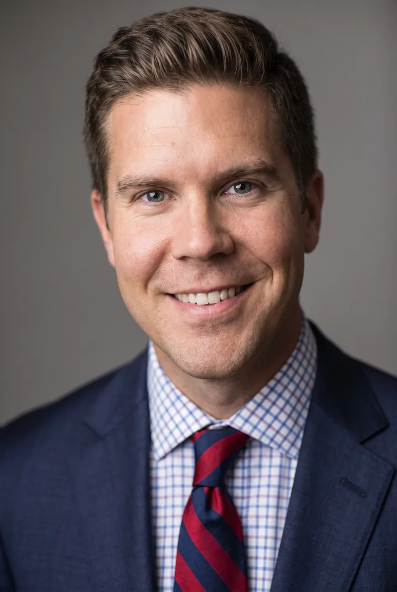 AI-generated portrait of Fredrik Eklund, keynote speaker