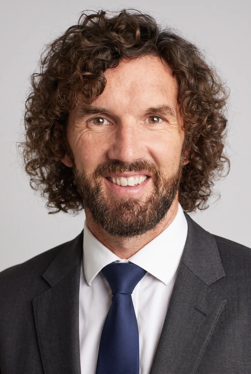 AI-generated portrait of Gavin McCormack, keynote speaker