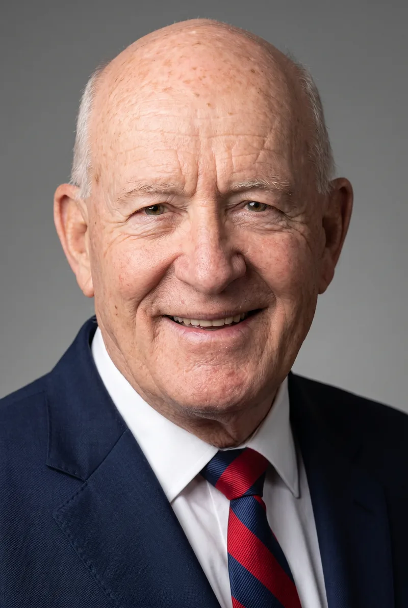 AI-generated portrait of General The Honourable Sir Peter Cosgrove AK AC(Mil) CVO MC (Retd), keynote speaker