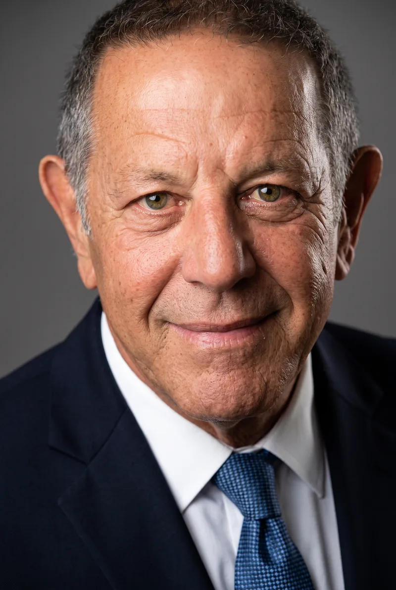 AI-generated portrait of George Smilovici, keynote speaker