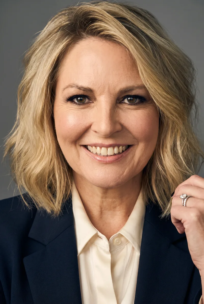 AI-generated portrait of Georgie Gardner, keynote speaker