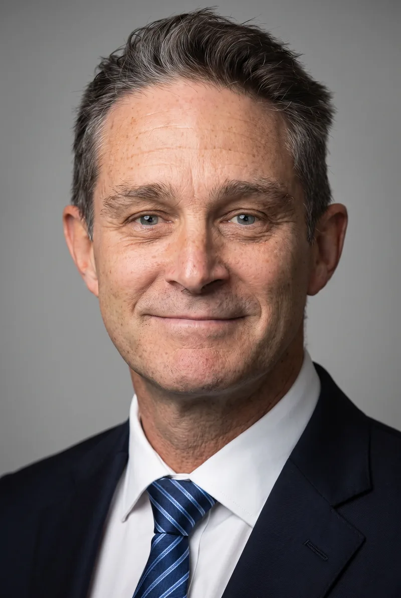 AI-generated portrait of Graeme Cowan, keynote speaker