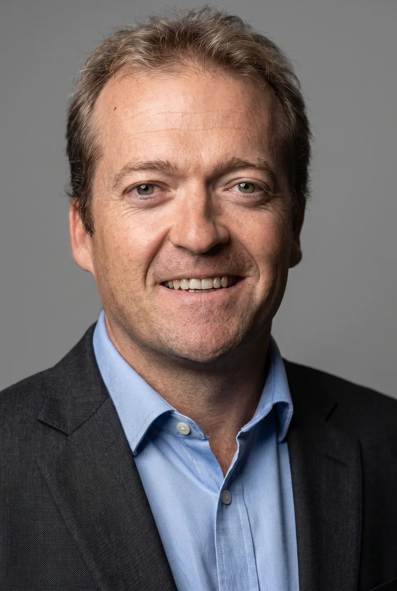 AI-generated portrait of Grant 'Scooter' Patterson, keynote speaker