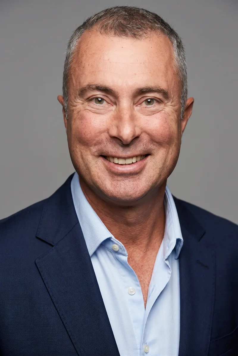 AI-generated portrait of Greg Rust, keynote speaker