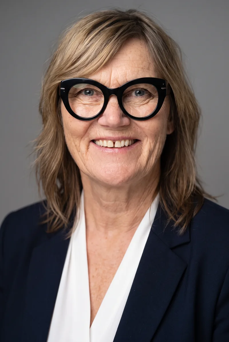 AI-generated portrait of Gry Stene, keynote speaker
