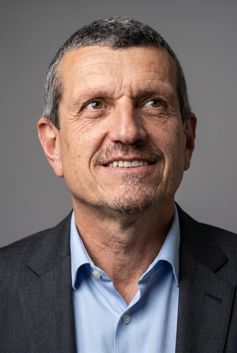 AI-generated portrait of Guenther Steiner, keynote speaker