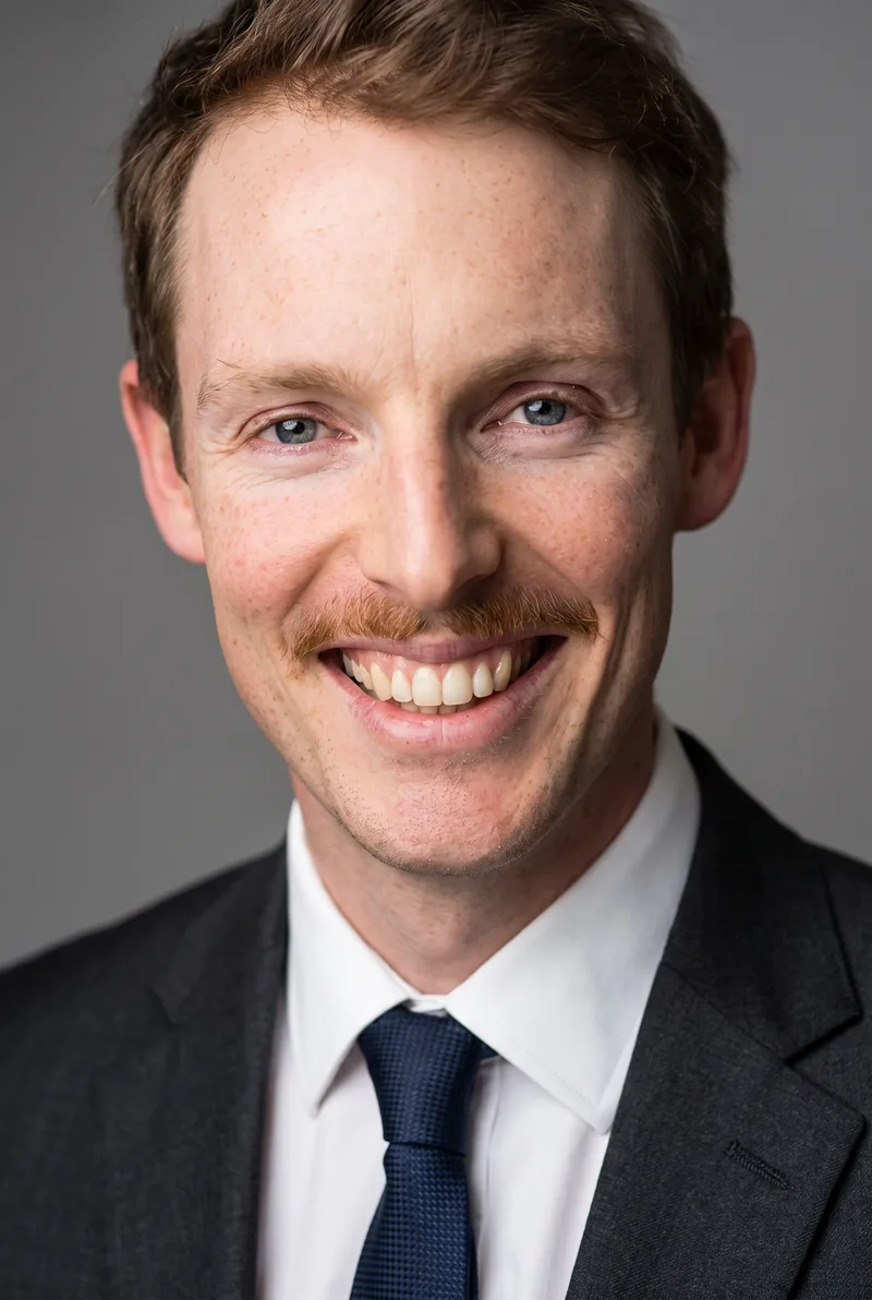 AI-generated portrait of Guy Montgomery, keynote speaker