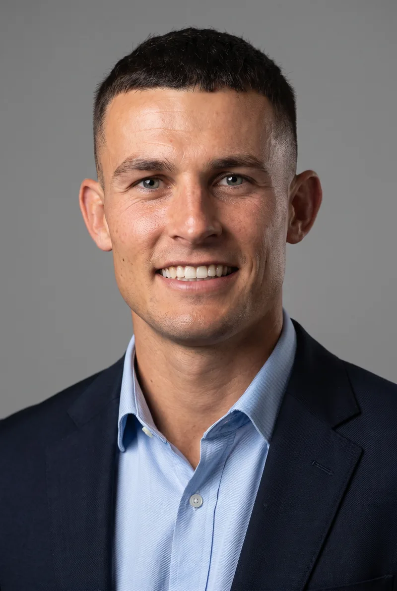 AI-generated portrait of Harry Garside, keynote speaker