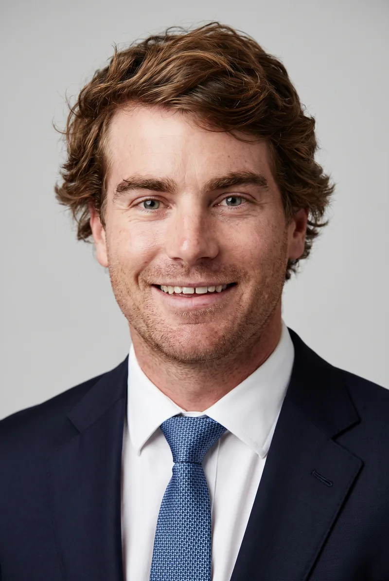 AI-generated portrait of Hayden Quinn, keynote speaker