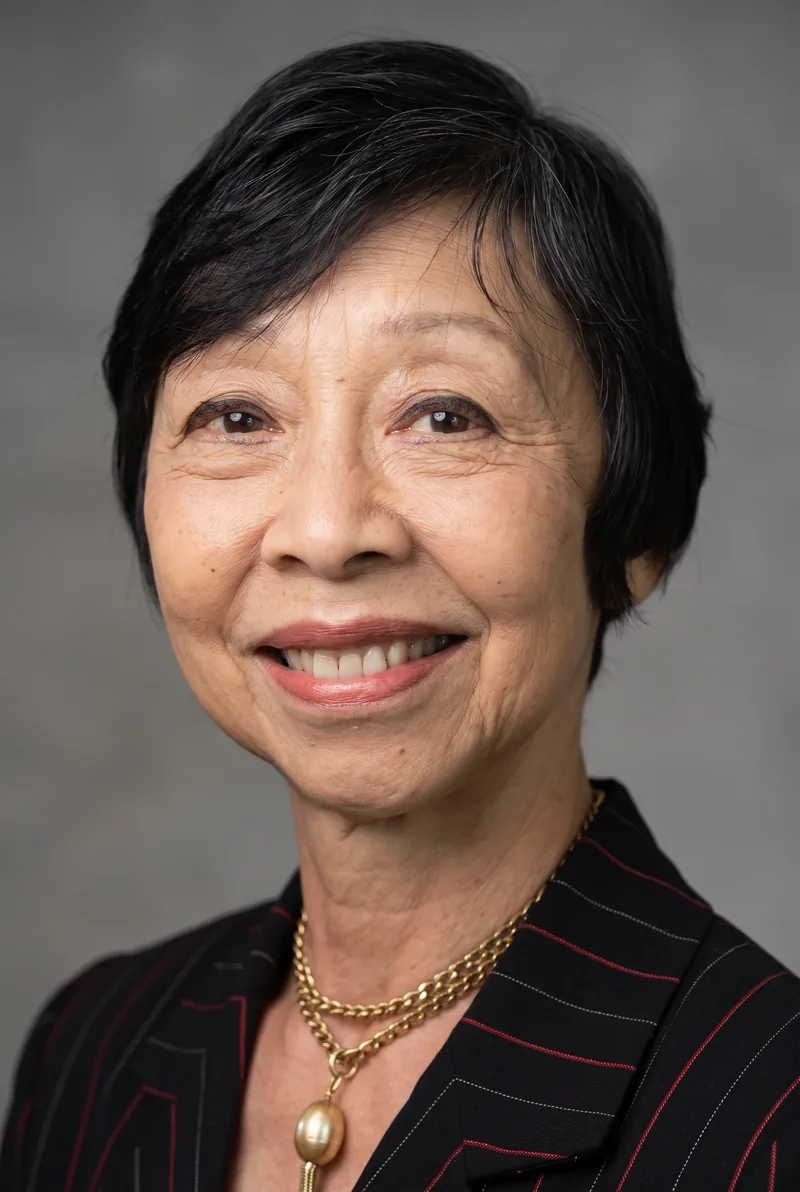 AI-generated portrait of Helene Chung, keynote speaker